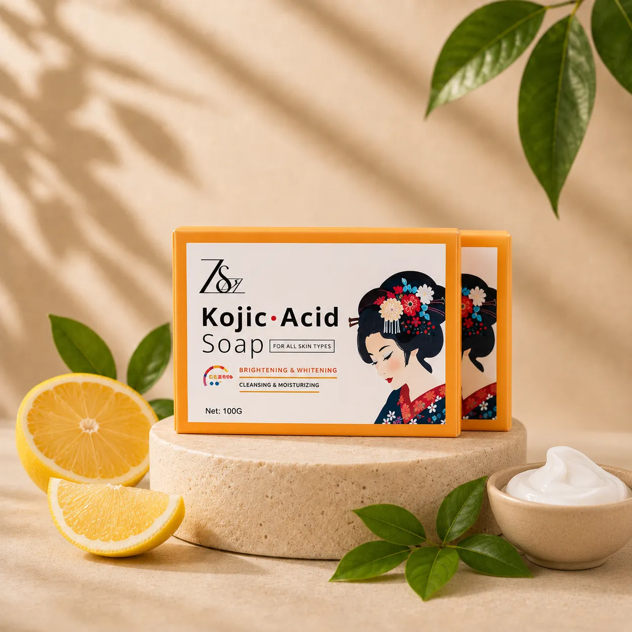 Kojic acid soap private label manufacturing