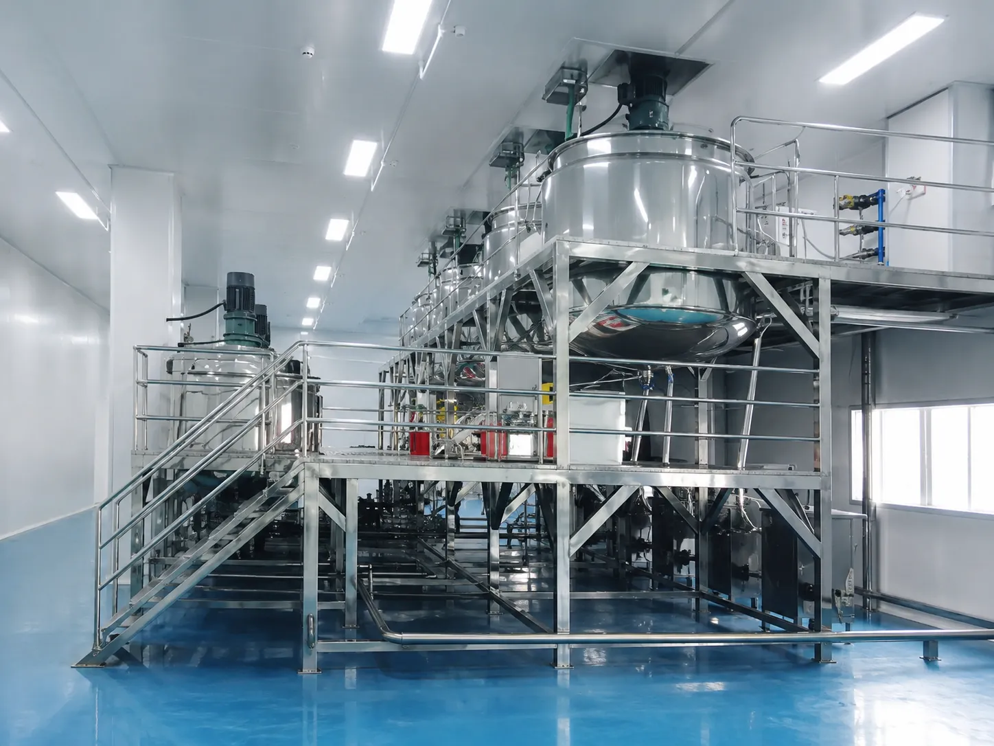 Soap mixing equipment